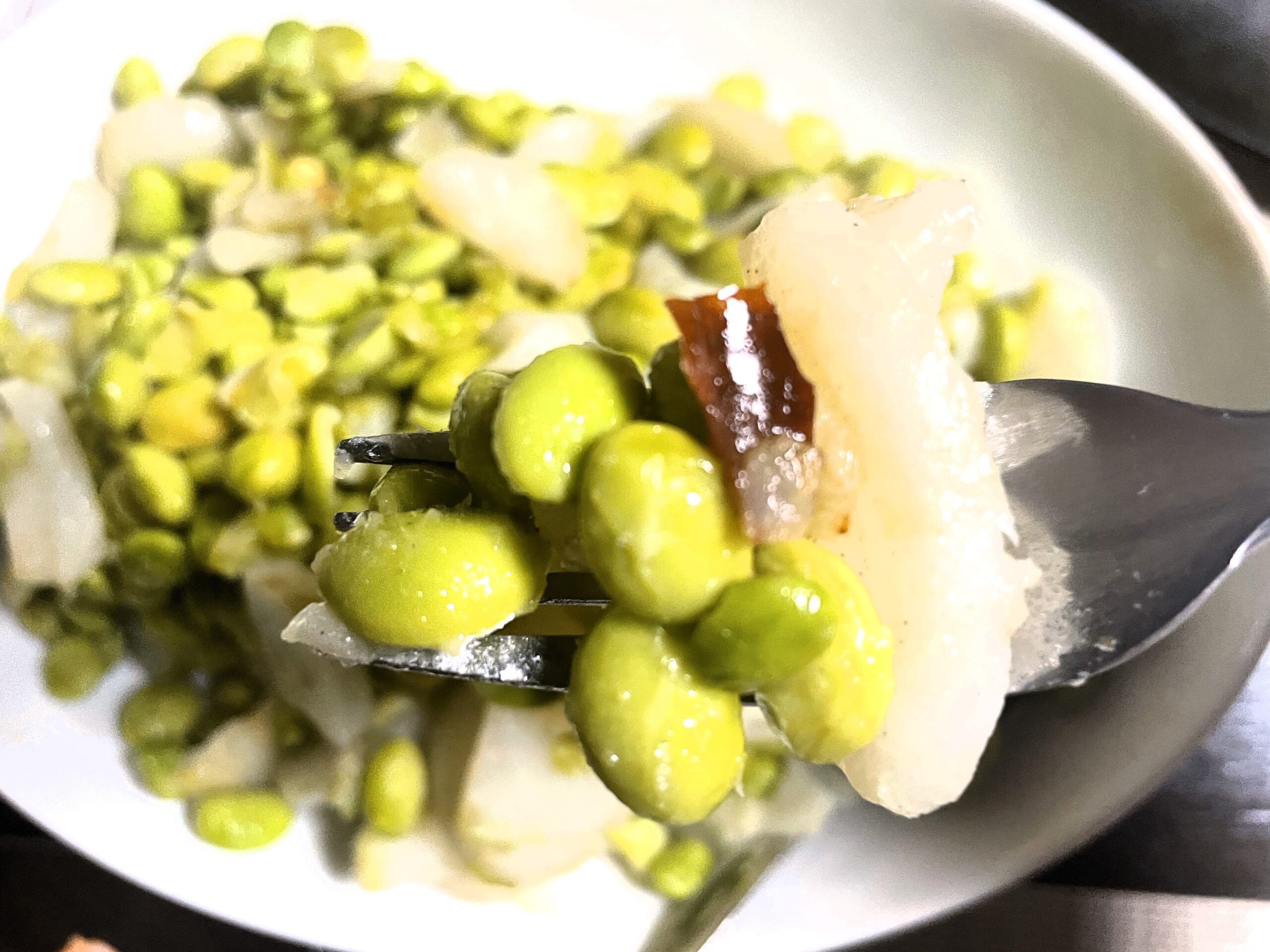 蕪と豆【ラペ・エ・ファジョーリ】の調理工程３